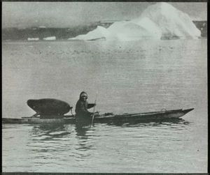 Image: Eskimo [Inuk] in Kayak